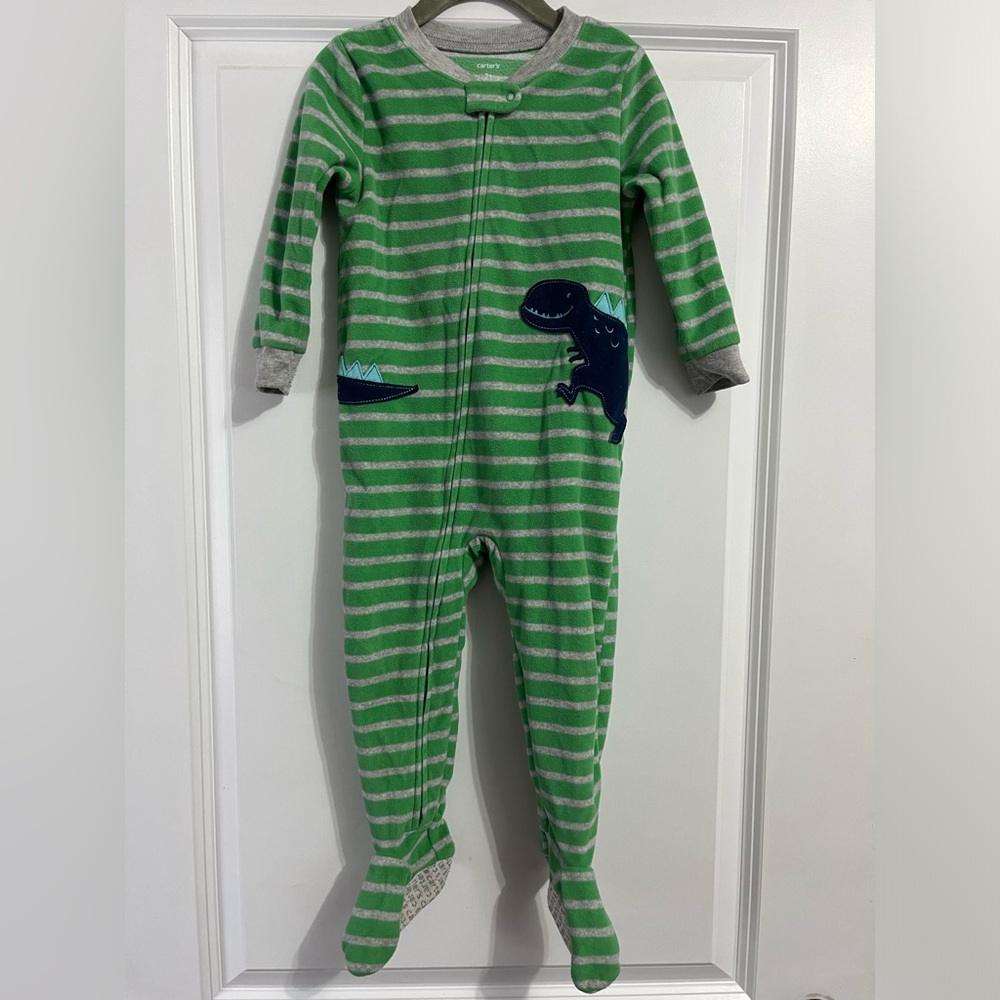 (3/$14) Carters Fleece Footed Pajamas Size 2T